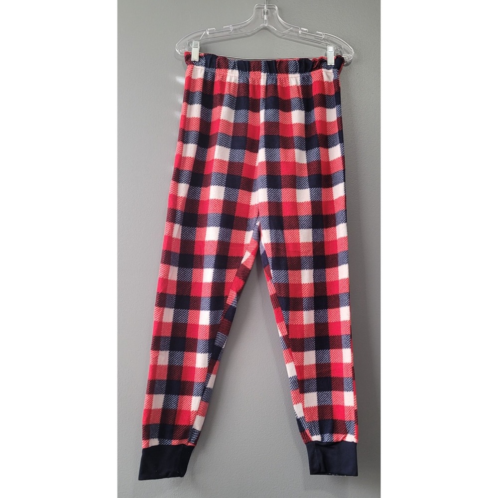 George‎ Women's Red/White/Blue Super Soft Plaid Pajama Pants Size Medium